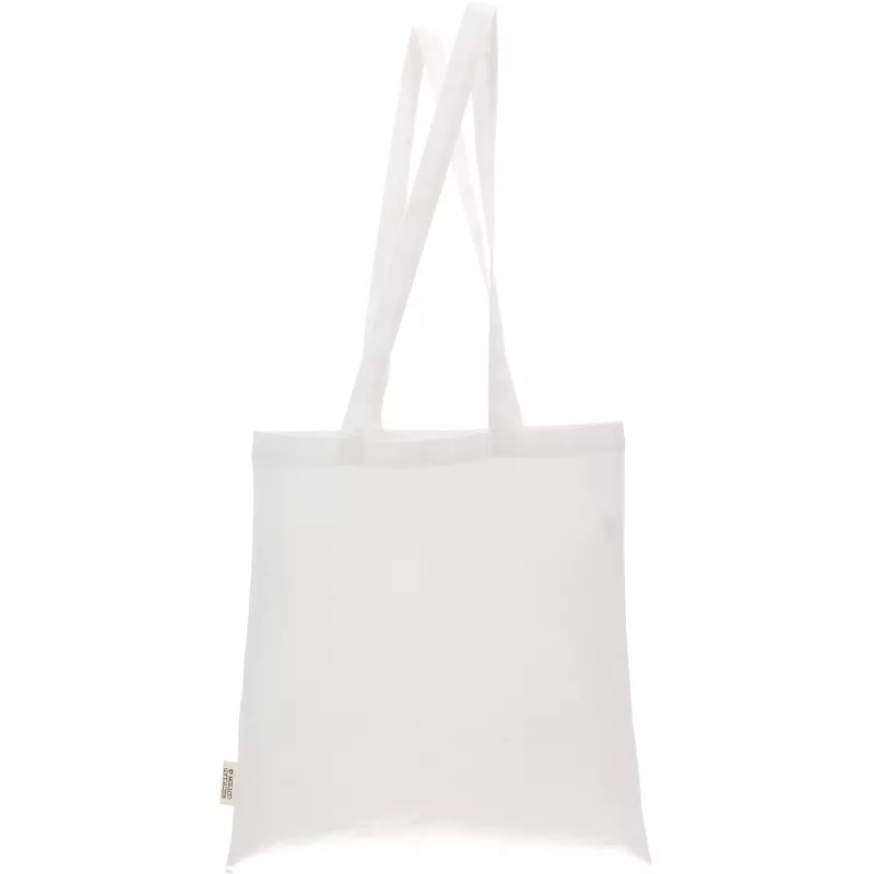Torba bawełniana z długimi uszami 180g/m2 z materiałów z recyklingu GLEN - biały (6469806)