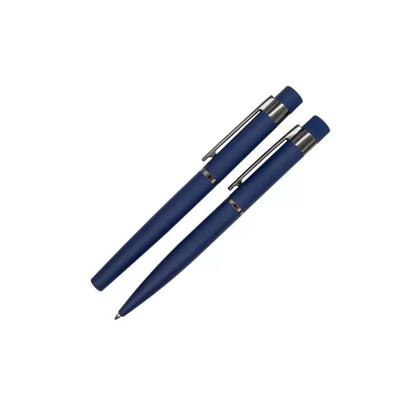 Zestaw piśmienniczy Softis - granatowy (R02338.42)