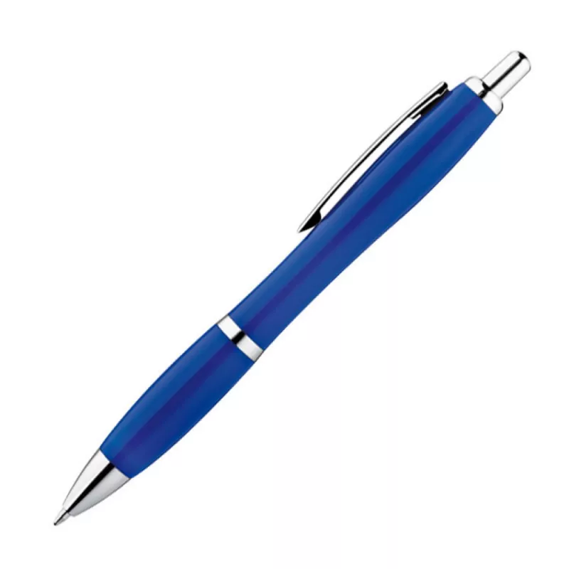 Plastikowy długopis reklamowy WLADIWOSTOCK (jednolity kolor) - niebieski (1167904)