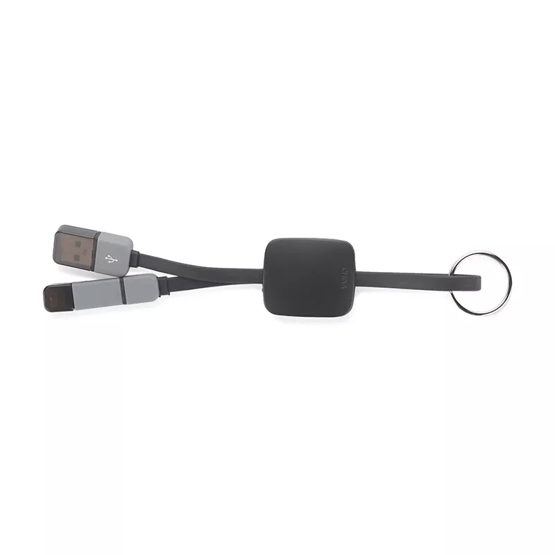 Kabel USB 2 w 1 MOBEE - czarny (45009-02)
