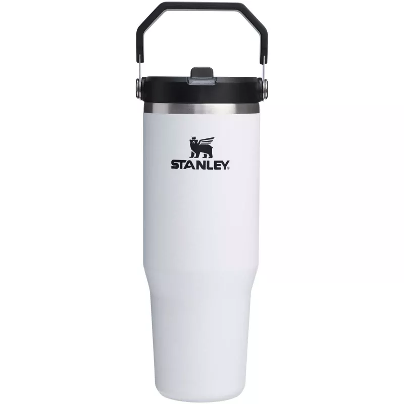 Stanley IceFlow™ 2.0 termoizolowany kubek ze stali nierdzewnej, pojemność 890 ml, z odchylaną słomką - Biały (10098201)