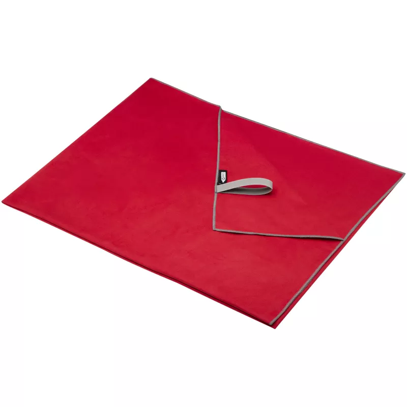 Pieter niezwykle lekki i szybko schnący ręcznik o wymiarach 100x180 cm z certyfikatem GRS - Czerwony (11332421)