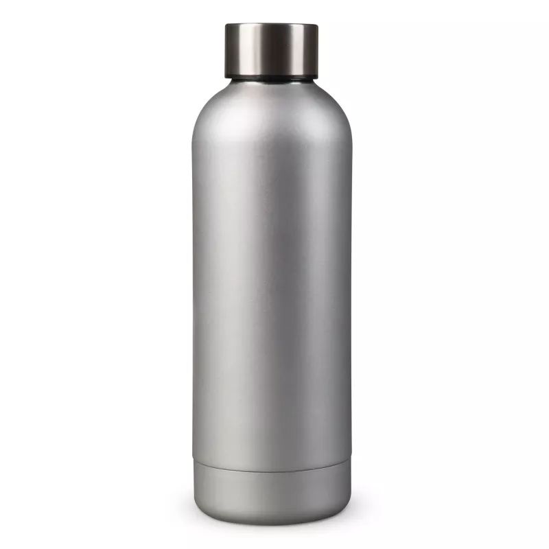 Butelka termiczna z matowym wykończeniem 500ml - srebrny (LT98833-N0005)