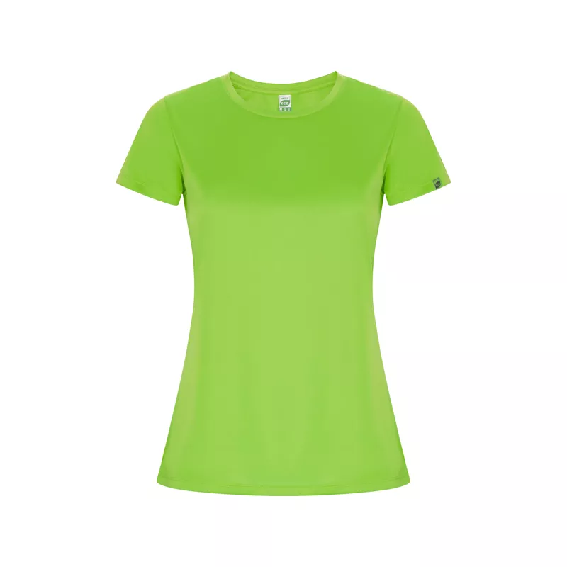 Damska koszulka sportowa poliestrowa 135 g/m² ROLY IMOLA WOMAN 0428 - Lime / Green Lime (R0428-LMGRLIME)