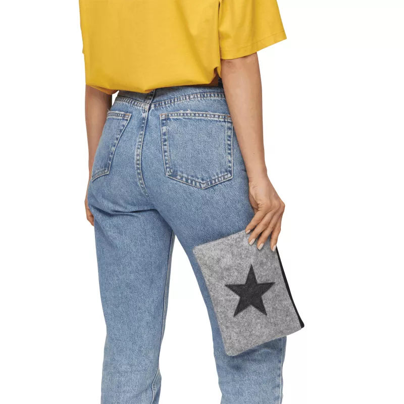 Filcowa torebka-organizer - szary (56-0820708)