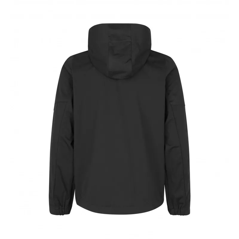 Kurtka dziecięca ID softshell z kapturem 40836 185 g/m² - Black (40836-BLACK)