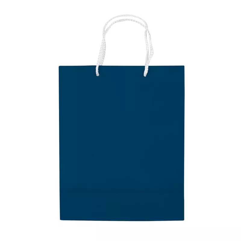 Papierowa torba średnia 24x30x10 cm - ciemnoniebieski (LT91512-N0010)