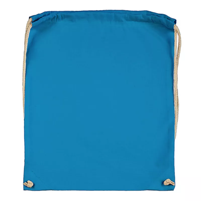 Plecak bawełniany na sznurkach Jassz 140 g/m², 38 x 42 cm - Mid Blue (602.57-MID BLUE)