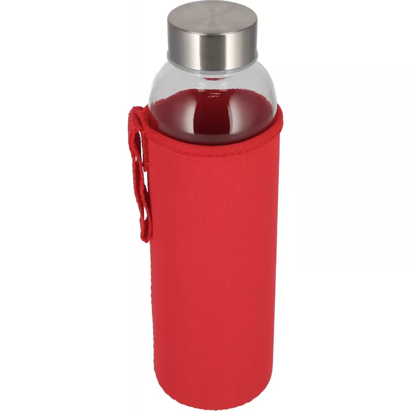 Butelka szklana KLAGENFURT 500 ml - czerwony (084205)