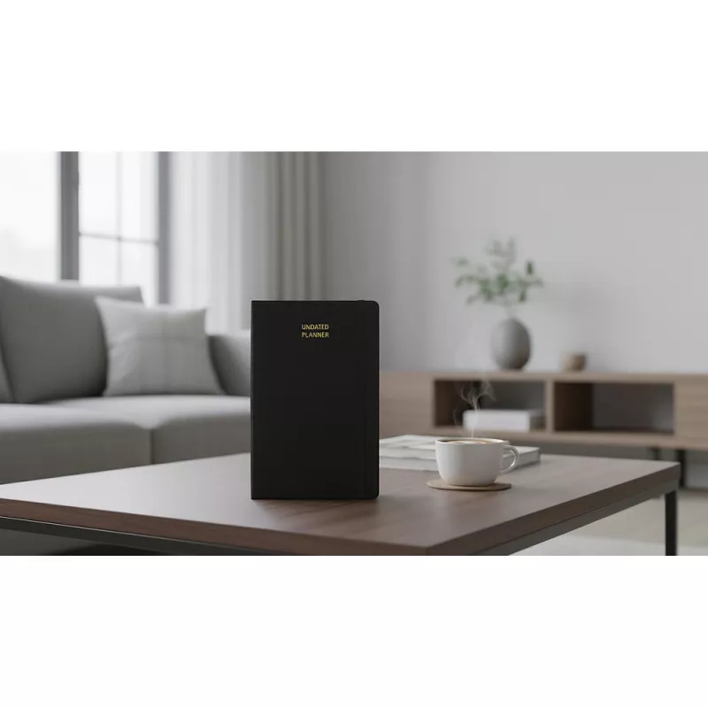 Spiralny kalendarz MOLESKINE UNDATED A5 - czarny (VM990-03)
