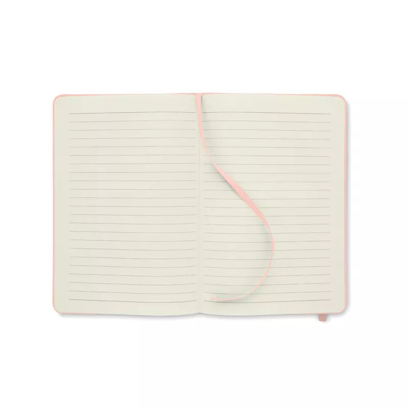 Notes A5 w okładce z RPET 80 kartek w linię NOTE RPET - Dziecięcy Róż (MO9966-11)