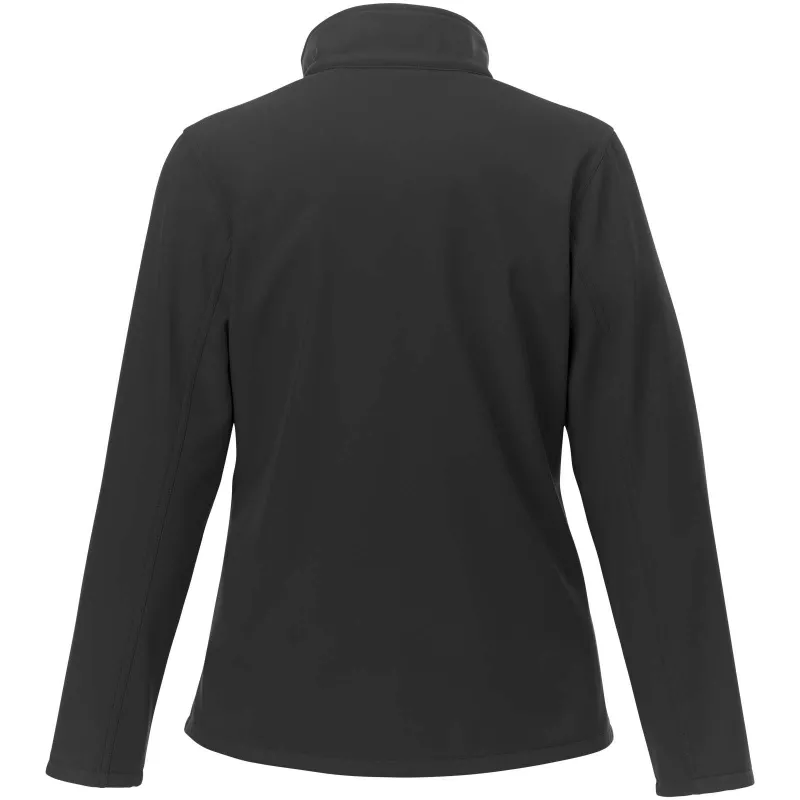 Damska kurtka softshellowa Orion wykonana z materiałów pochodzących z recyklingu posiadających certyfikat GRS - Czarny (39579-BLACK)