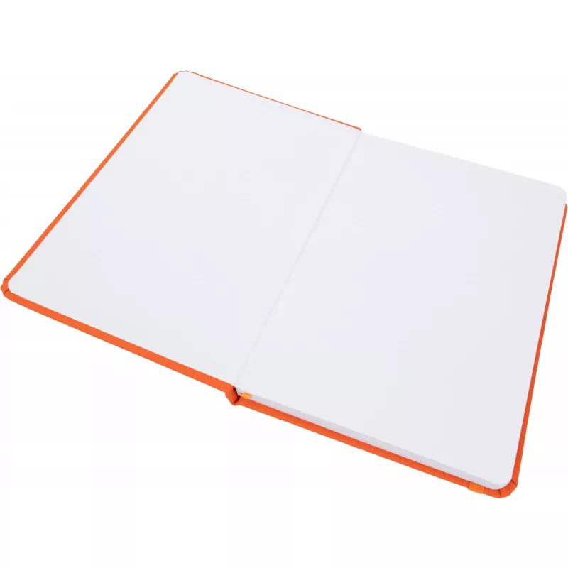 Notatnik A5 w linie z materiałów z recyklingu DOMINIK - pomarańczowy (2526110)