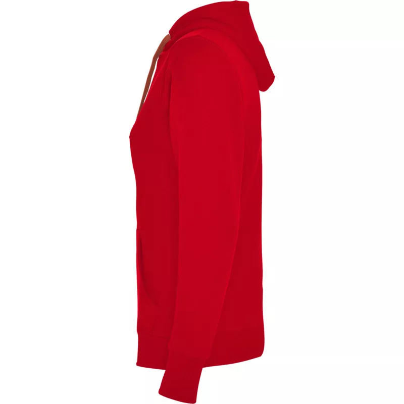 Damska bluza z kapturem 280 g/m² Roly Urban Women - Czerwony (R1068-RED)