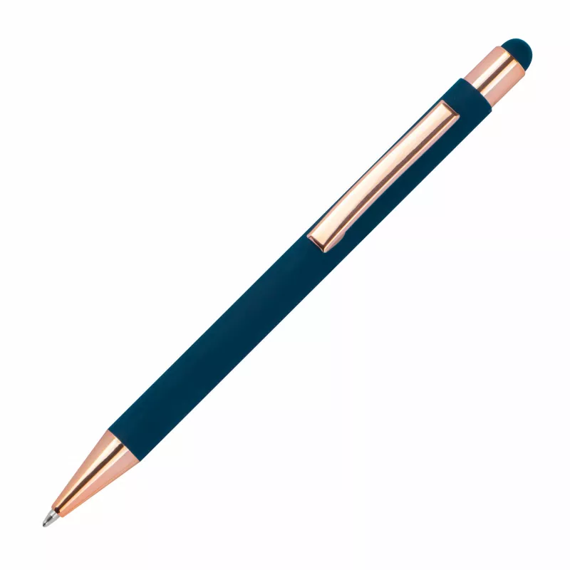 Długopis metalowy touch pen soft touch MIRAMAR - granatowy (432844)