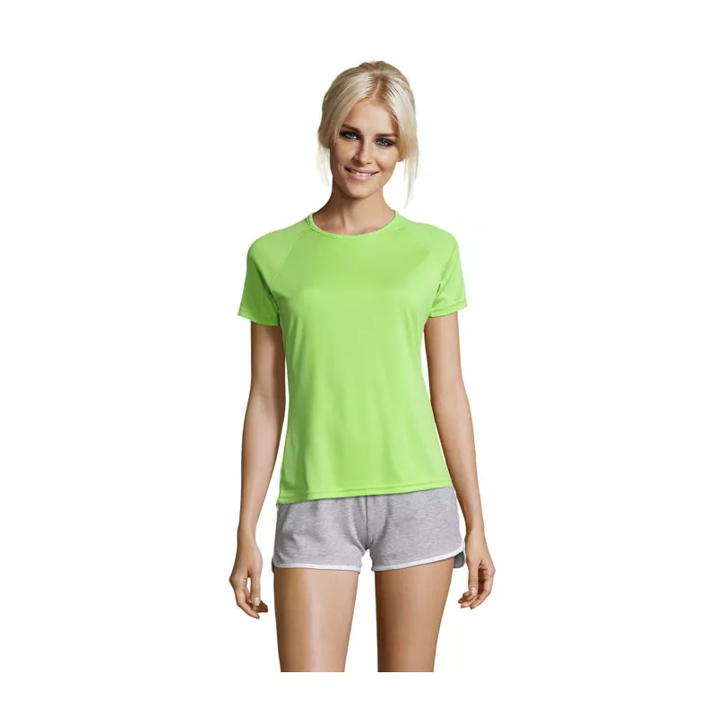 Koszulka sportowa damska 140 g/m² Sol's SPORTY WOMEN - Apple Green (S01159-AG)