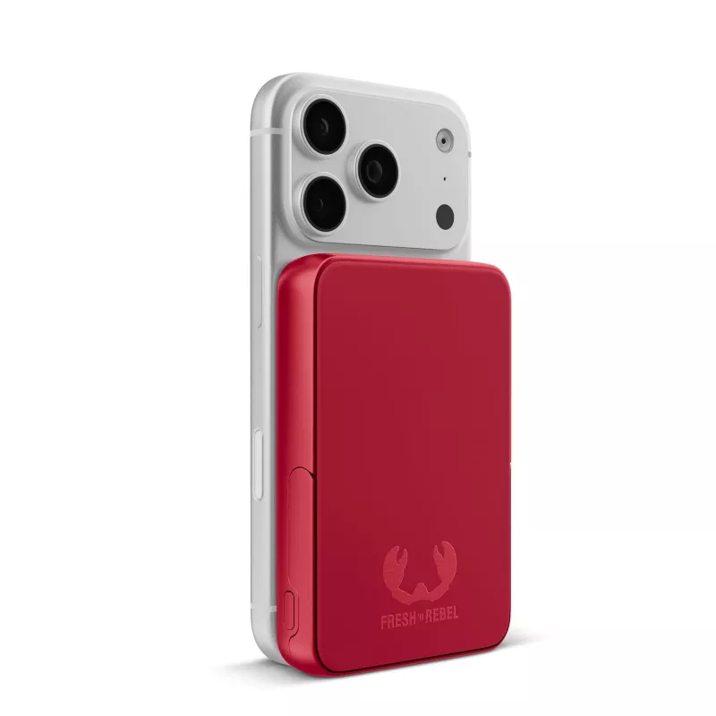 Fresh 'n Rebel Powerbank bezprzewodowy 10000 mAh kompatybilny z MagSafe - czerwony (LT49745-N0021)