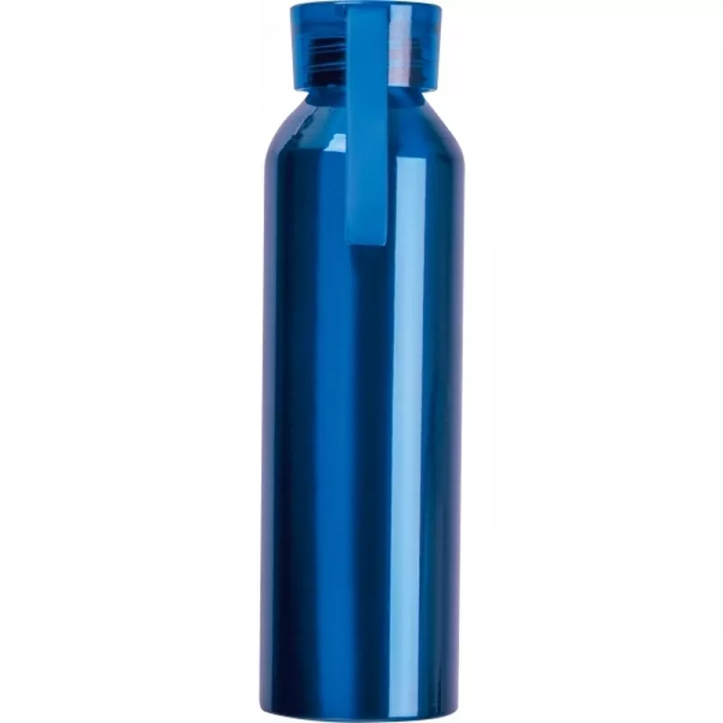 Butelka z aluminium z recyklingu CORK 600 ml - niebieski (424704)