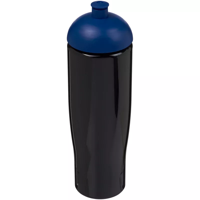 Bidon H2O Tempo® o pojemności 700 ml z wypukłym wieczkiem - Czarny-Niebieski (21004213)