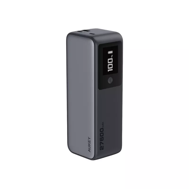 Power bank 27600 mAh, 140 W, Aukey - srebrny (VAM15-32)