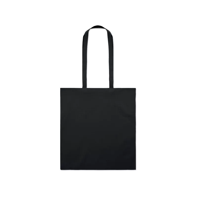 Torba z bawełny organicznej 180 g/m² TURA COLOUR - Czarny (MO6851-03)