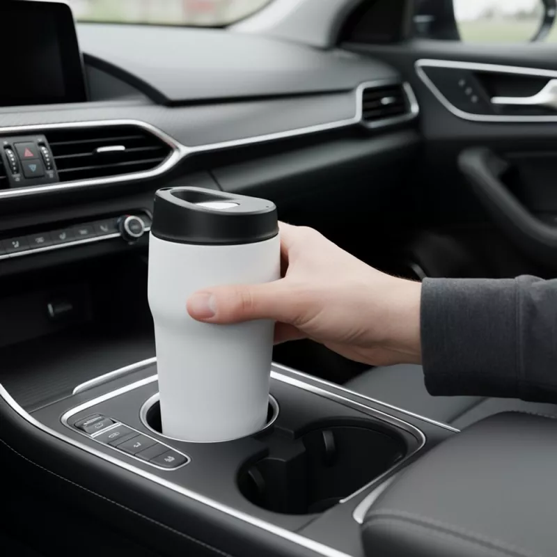 Kubek termiczny 400 ml Air Gifts | Niram - czarny (VA095-03)