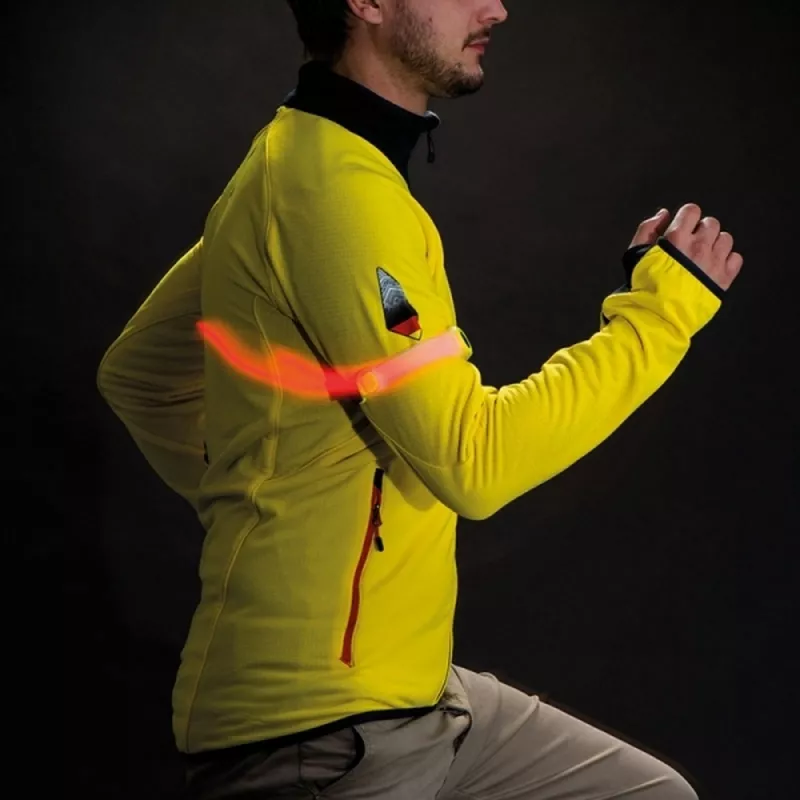 Opaska na rękę LED PITTSBURGH - żółty (341208)