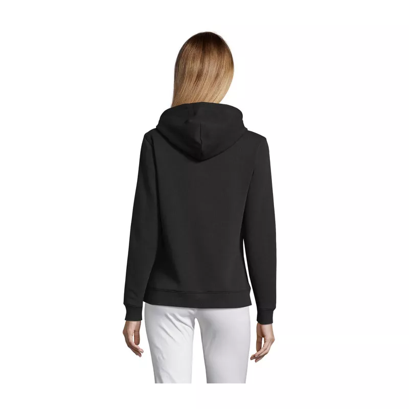 Bluza damska z kapturem 280 g/m² Sol's SPENCER WOMEN - Czarny (S03103-BK)