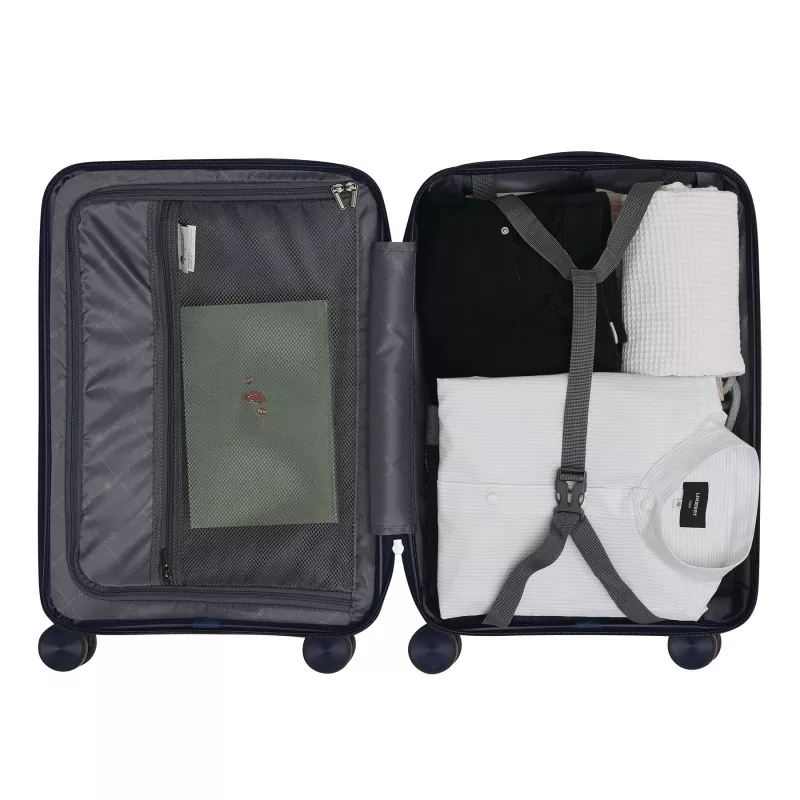 Zestaw walizek - granatowy (56-2210031)