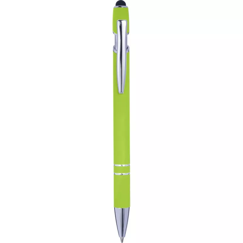 Długopis z touch pen-em - limonkowy (V1917-09)