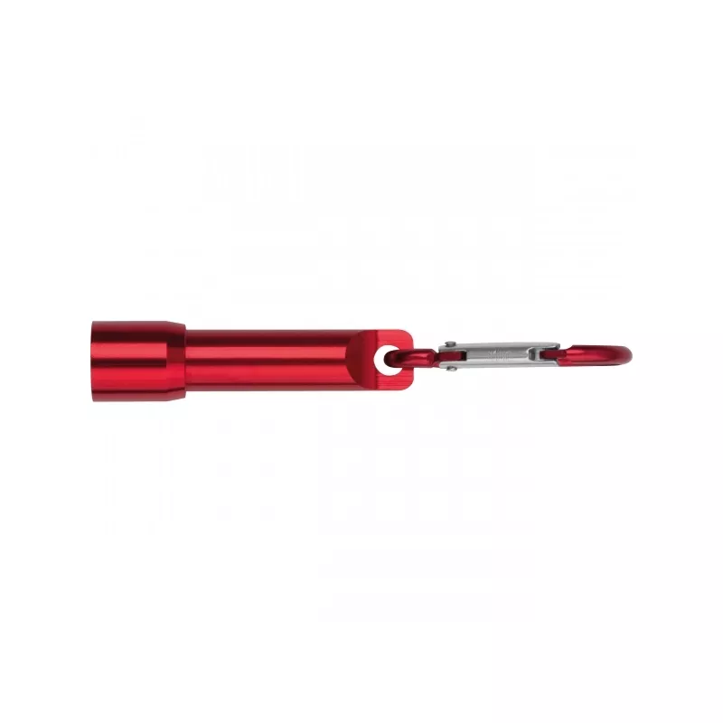 Mini latarka BERGAMO - czerwony (529305)