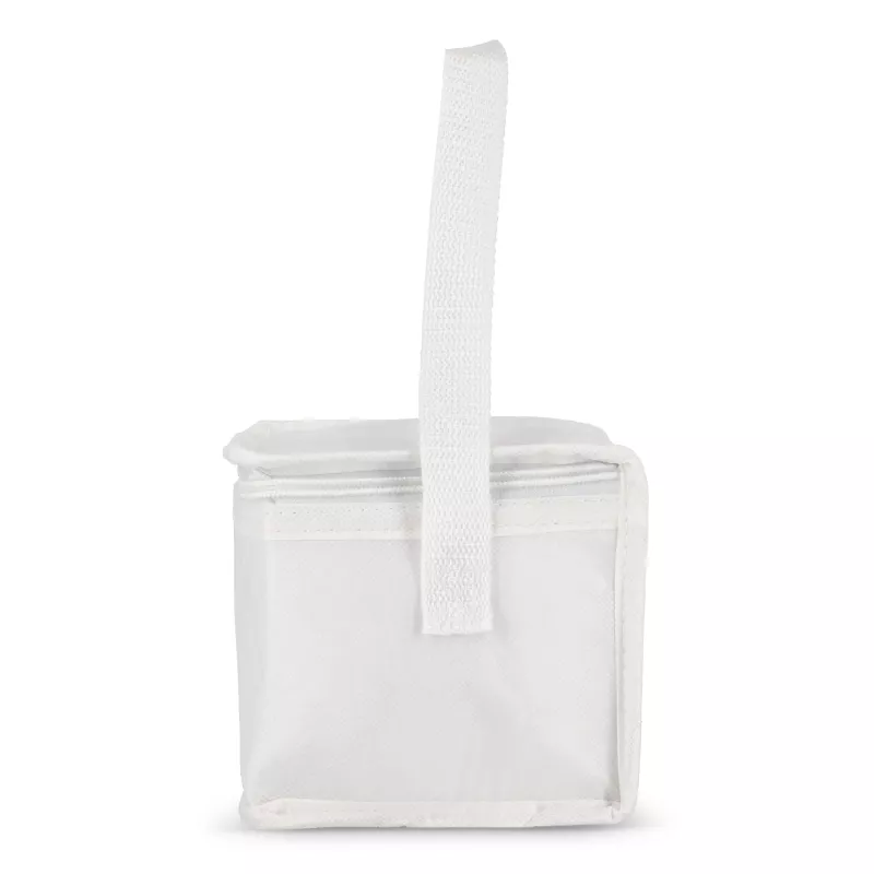 R-PET 6 Torba chłodząca na puszki z włókniny 20 x 13 x 12,5 cm 75g/m² - biały (LT95390-N0001)