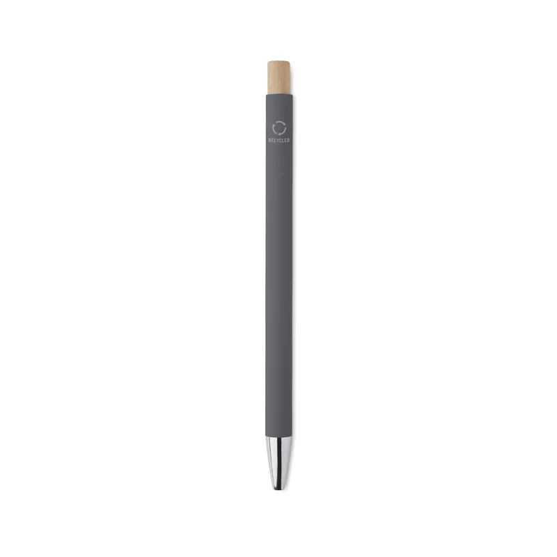 Długopis z aluminium z recyklingu BERGAMO - Kamienny Szary (MO2309-15)