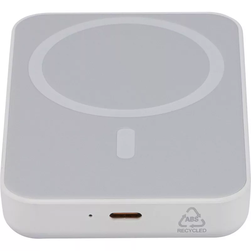 Bezprzewodowy Power Bank 5000 mAh - biały (VB101-02)