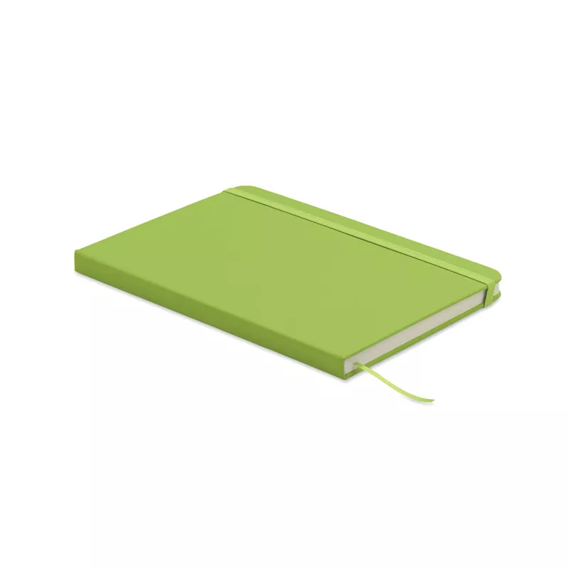 Notes A5 w okładce z PU 96 kartek w linię ARCOLOOP - Limonka (MO3124-48)