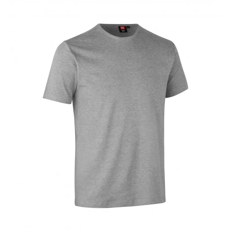 Koszulka bawełniana 210 g/m² ID Interlock T-shirt 0517 - Grey Melange (0517-GREY MELANGE)