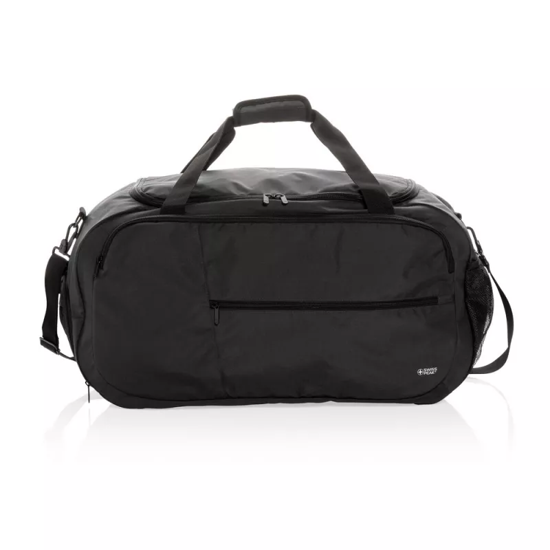 Torba sportowa, podróżna Swiss Peak AWARE™ RPET - czarny (P707.151)