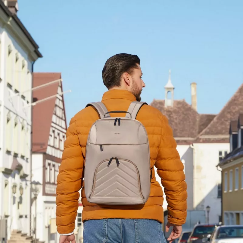 Plecak na laptopa 16,2" Hama Lightweight Premium - beżowy (VH041-20)