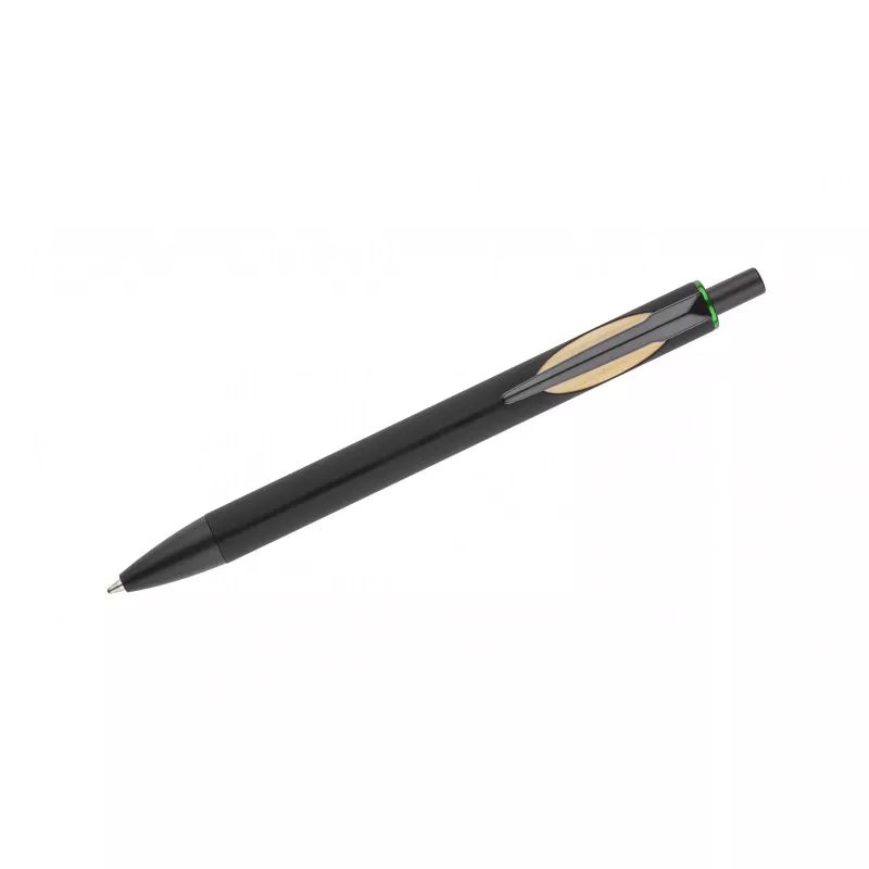 Długopis metalowy FRANK z powierzchnią soft touch- - zielony (19063-05)
