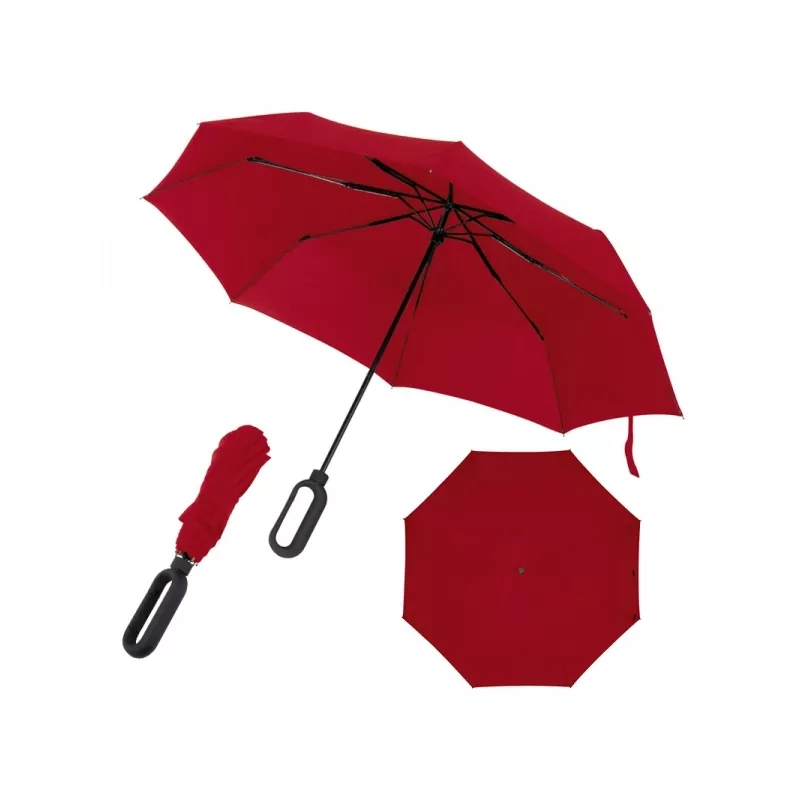 Parasolka manualna ERDING - czerwony (088505)