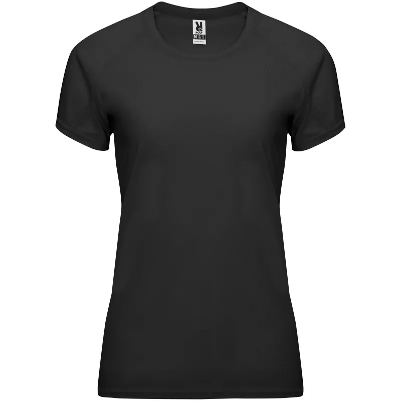Damska koszulka techniczna 135 g/m² ROLY BAHRAIN WOMAN 0408 - Czarny (R0408-BLACK)