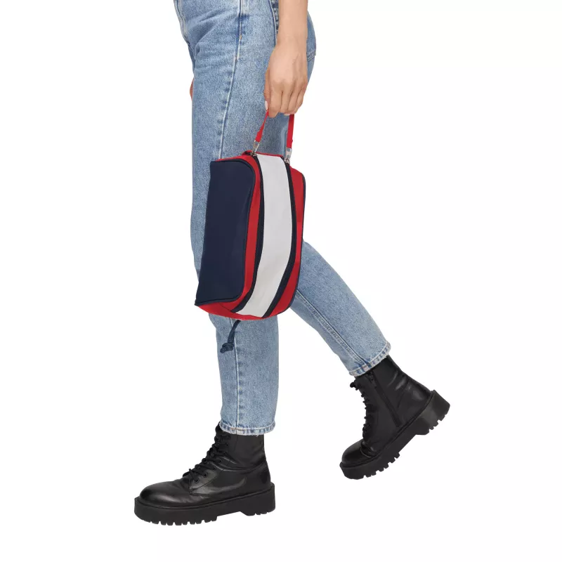 Kosmetyczka - biały, czerwony, niebieski (56-0210530)