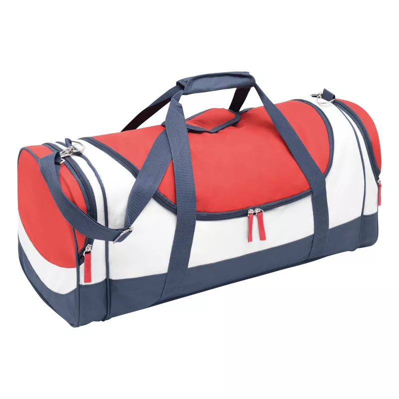 Torba sportowa - biały, czerwony, niebieski (56-0208513)