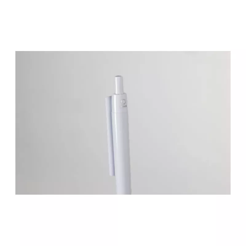 Pióro kulkowe z ABS z recyklingu AMPLA - Bialy (MO2830-06)