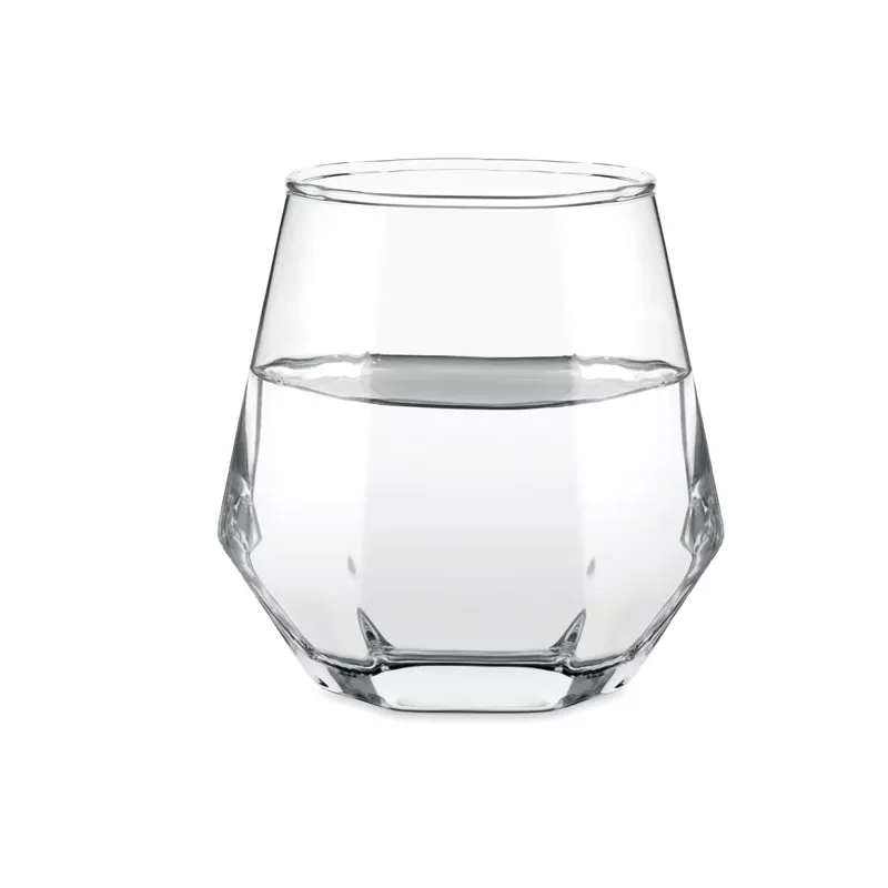 Szklanka do whisky geometryczna 300 ml KIMBERO - Przezroczysty (MO2744-22)