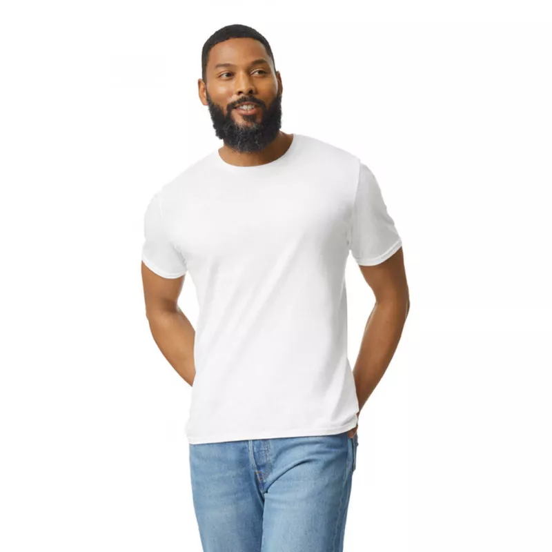 Koszulka bawełniana 150 g/m² Gildan SoftStyle™ 64000 - White  (64000-WHITE)