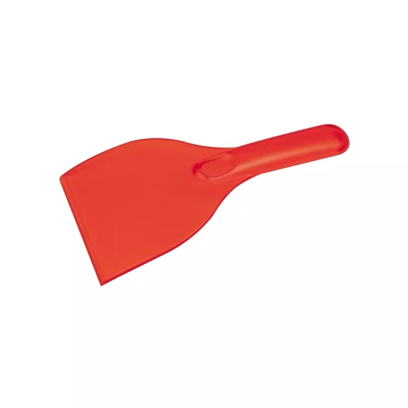 Skrobaczka do szyb, plastikowa HULL - czerwony (901205)
