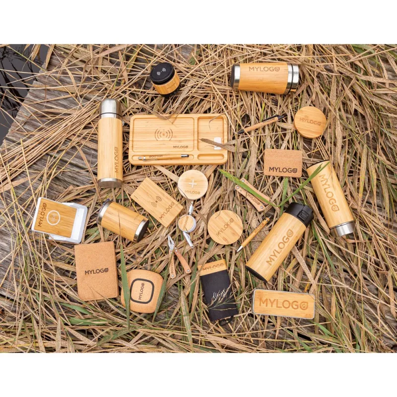 Korkowe etui na karty kredytowe, portfel, ochrona RFID - brązowy (P820.879)