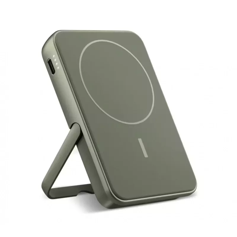 2PBM5000| Fresh 'n Rebel Compatible with MagSafe MagSafe Powerbank Wireless 5000mAh - Dried Green (LT49413-N0049)