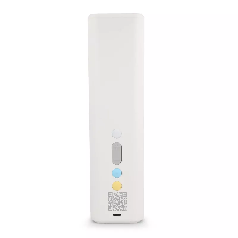 Głośnik White Noise Xoopar Aura wykonany z plastiku z recyklingu - biały (LT41317-N0001)